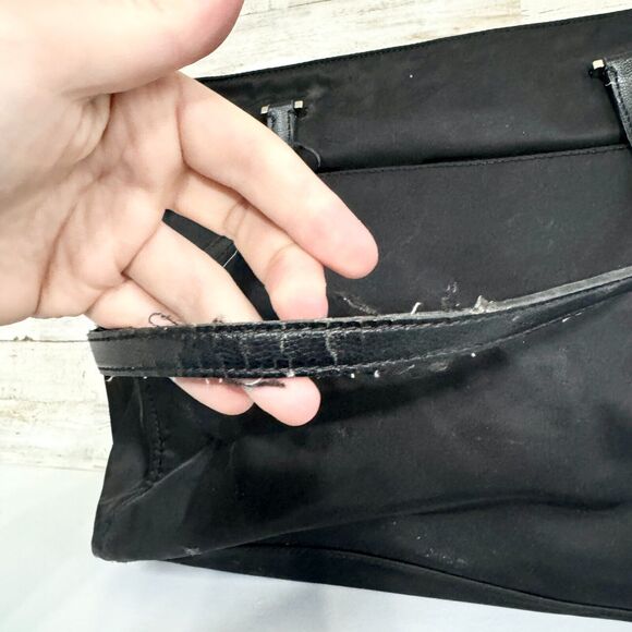 KATE SPADE Canvas Black Side Pocket Diaper Bag Multi Pocket Medium - Picture 8 of 11